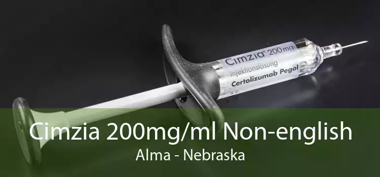 Cimzia 200mg/ml Non-english Alma - Nebraska