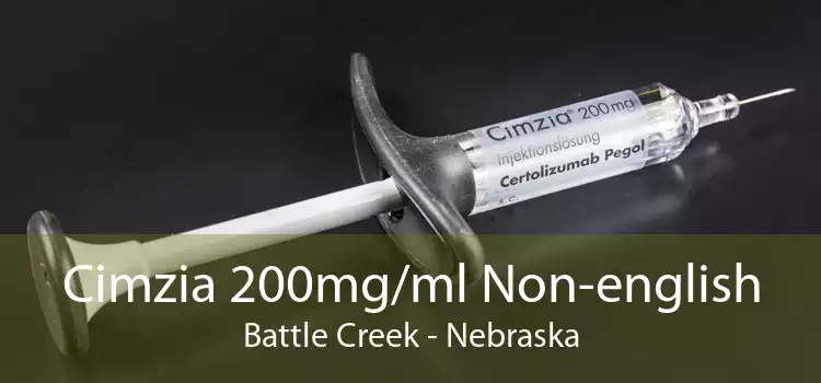Cimzia 200mg/ml Non-english Battle Creek - Nebraska