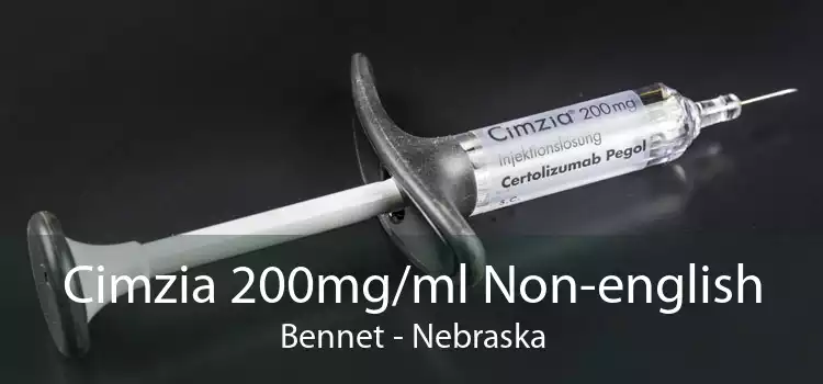 Cimzia 200mg/ml Non-english Bennet - Nebraska