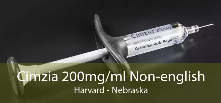 Cimzia 200mg/ml Non-english Harvard - Nebraska