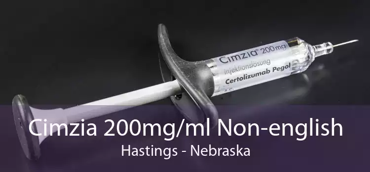 Cimzia 200mg/ml Non-english Hastings - Nebraska