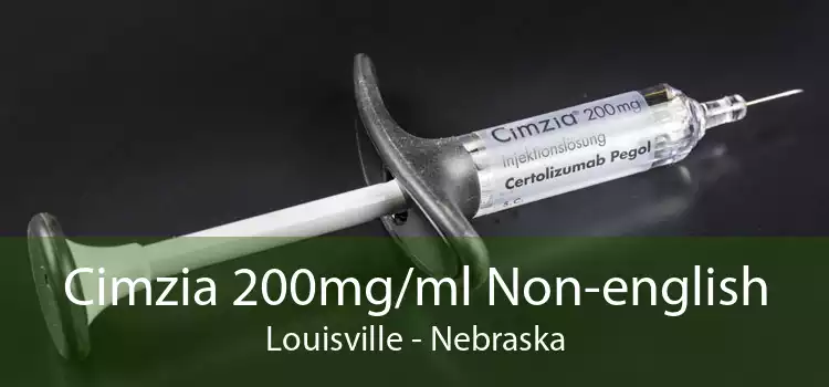 Cimzia 200mg/ml Non-english Louisville - Nebraska