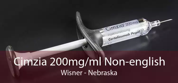 Cimzia 200mg/ml Non-english Wisner - Nebraska