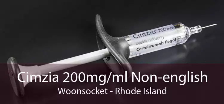 Cimzia 200mg/ml Non-english Woonsocket - Rhode Island